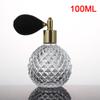 Vintage Glass Perfume Bottle With Atomizer Empty Cosmetic Mini Refillable Bottle
