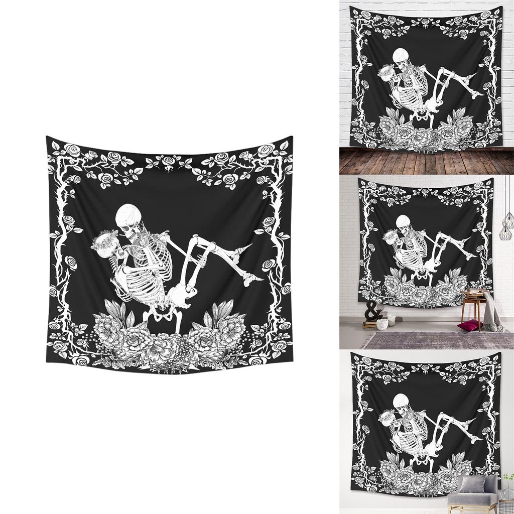 Tapestry The Kissing Lovers Tapestry Wall Hanging Constellation Skeleton Tapestry