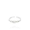 ozel Silver925 Smooth Combi Open Ring PS167R