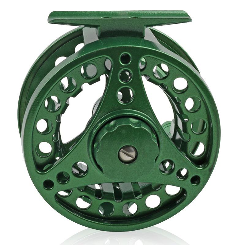 Fly Fishing Reel with Large Arbor 2+1BB CNC Machined Aluminum Alloy Body and Spool Fly Fishing Wheel