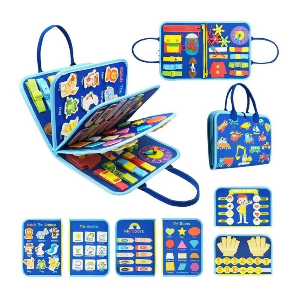 

Cartoon 3D Quiet Activity Book Life Skills Sensory Education Book Children Gift Style 2