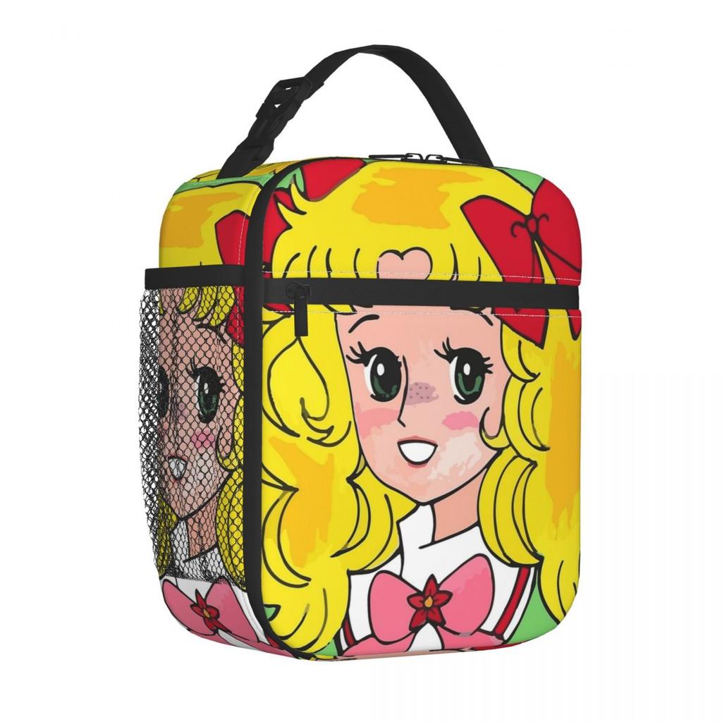 Candy Candy Anime Manga Insulated Lunch Bag Cooler Lunch Container Leakproof Tote Lunch Box Men Women Work Outdoor