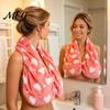 Wearable Bath Towel Hands-Free Adjustable Shower Bra for Women, Wrap Around Towel, Quick-dry Soft Drying Off After A Bath, Self-Care Skin-friendly