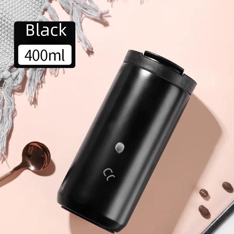 Tragbarer Isolier-Kaffeebecher aus Edelstahl für Damen, für Studenten und Paare