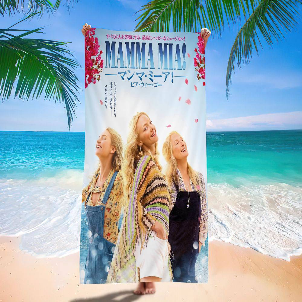 M-Mamma Mia TV Microfiber Beach Towel Absorbent Quick Dry Soft Yoga Swimming Resort Mountain Climbing Towel