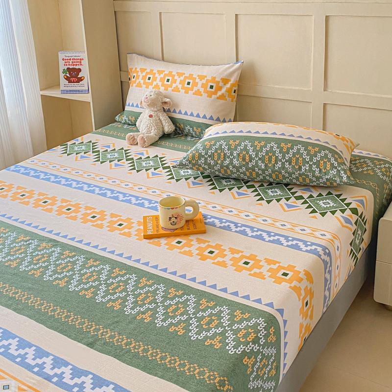 Cotton Bed Flat Sheet for Double Bed Plain Solid Color Top Sheets Single/Queen/King Flat Bedsheets Home Bed Linen Sheets