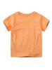 Excavator Cartoon Print Kids' Round Neck Short Sleeve T-shirt for Children and Teens 2026