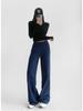 Women's Winter High Waist Velvet Lined Straight Leg Sweatpants