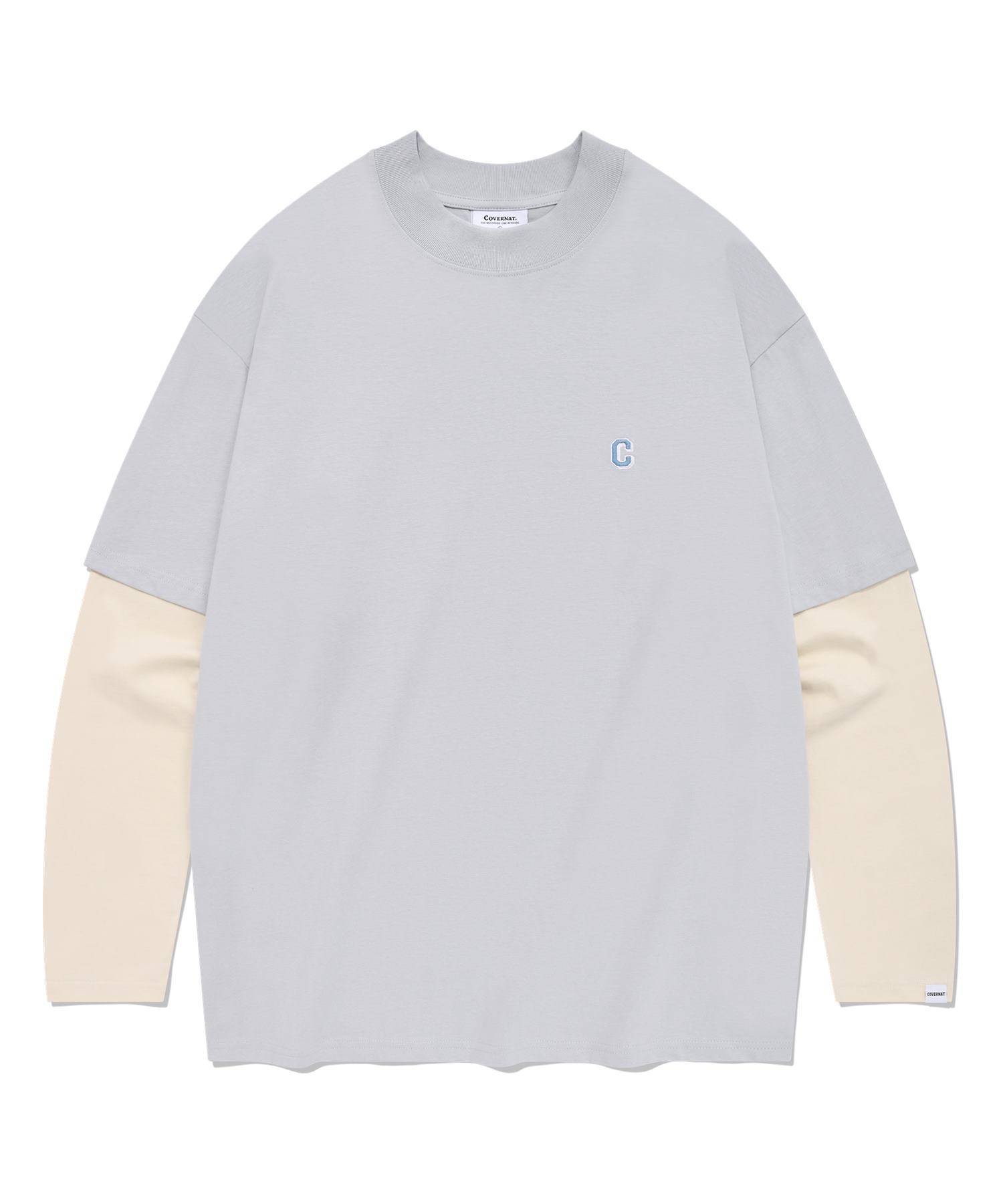 Covernat Layered Long Sleeve Sky Blue Sky Blue/L