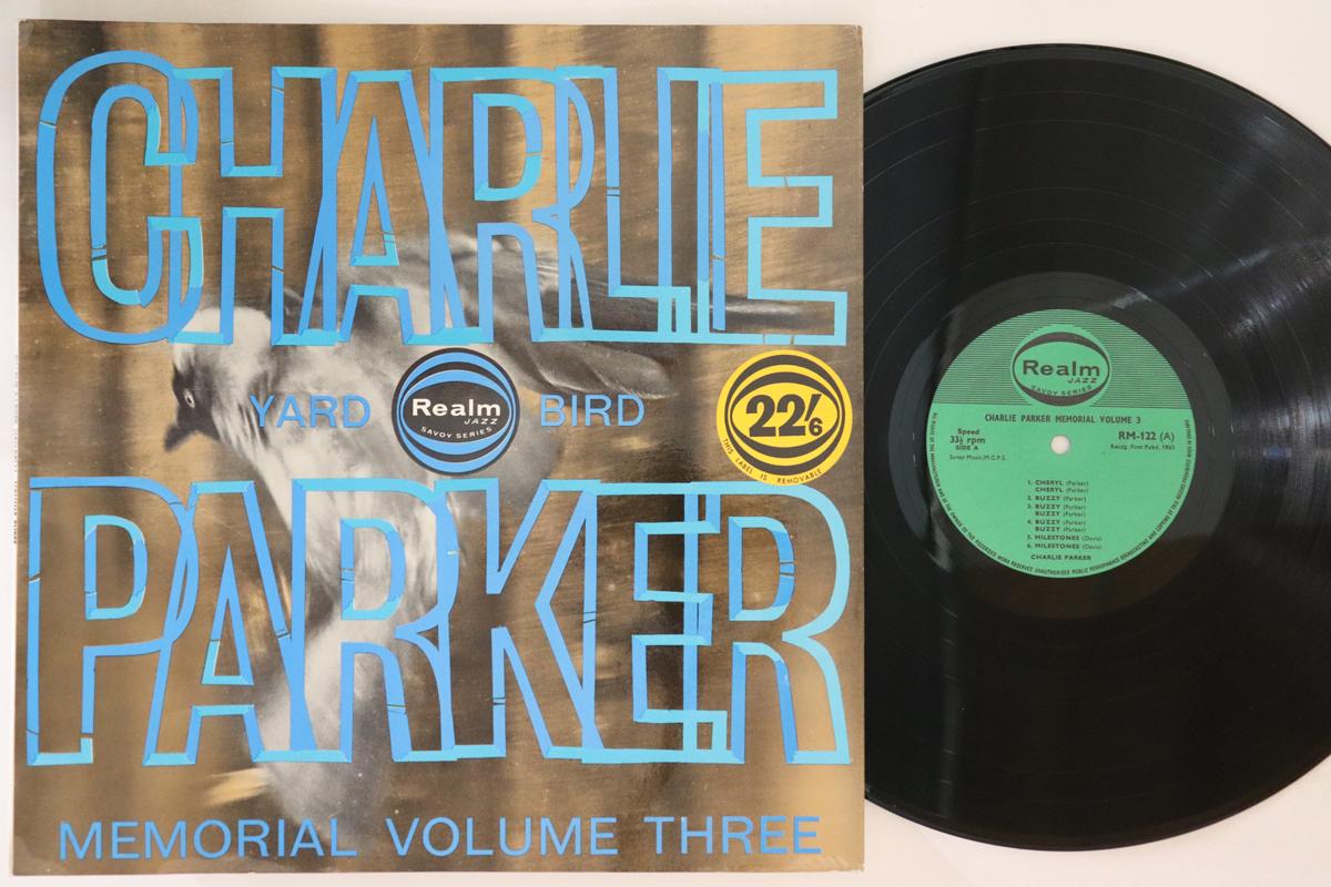 

LP Record CHARLIE PARKER - Memorial Volume 3 RM122 REALM JAZZ SAVO 1963 UK Jazz Used
