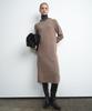 Sellebsyabedisyeon Fw 100% Merino Wool Whole Garment Hooded Dress