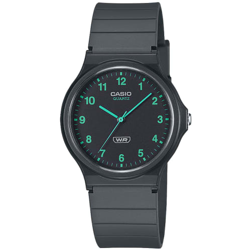 

Casio Classic Men s Watch MQ-24B-8BJF, Made with Biomass Plastic, Dark Gray