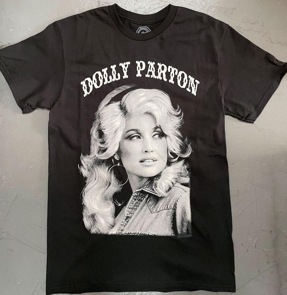 Dolly Parton DOLLY PORTRAIT LOGO Tričko NOVÉ Licencované & Oficiální