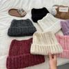 Cute Cat Ear Wool Hat for Women: Stylish Autumn/Winter Ear Protection, Personality Show, Warm Knitted Skullcap