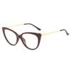 Fashion Anti Blue Light Cat Eye Glasses for Women Retro Frame Reading Computer Clear Lens Simple Female Eyeglasses