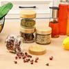4pcs Glass Jars with Airtight Lid 10oz Over Night Oats Container with Lids Glass Snack Storage LeakProof Salad Jars Yogurt Sugar