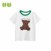 27Home Summer Children's Clothing Kids Short-Sleeve T-Shirt Baby Girl Cartoon Bear Top Boys and Girls Pure Cotton Clothes Trendy