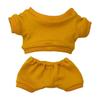 Niannyyhouse 10cm Plush Toy Clothes - Sportswear - Sweatpants - Cotton Doll Clothes - Dress-up (yellow, 10cm)