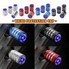 WUL5   4pcs Car Tire Stem Valve Caps Dustproof Caps Cover Accessories For Mercedes Benz W211 W124 W176 W177 C180 C200 C260 C300 GLC CLE