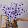 5pcs Artificial Small Daisies Lifelike Fake Daisy Flowers Faux Mini Daisies for Home Vase Decor Wedding Party Table Centerpieces