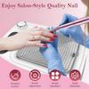 Professional Nail Dust Collector for Acrylic Nails – Adjustable Low Noise Electric Vacuum Fan, Nail Polish Dust Extractor for Salon & Home Use
