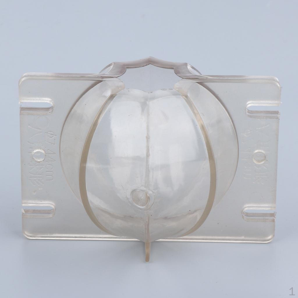 

Ball Shaped Plastic Candle Making Moulds DIY Handmade Candles Model Kit for Wedding, 7.44CM