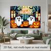 Party Backdrop Halloween Flat Banners Spooky Ghosts Pumpkins Celebrations Wedding Enthusiasts Photo Booth Decor Front Door Decor