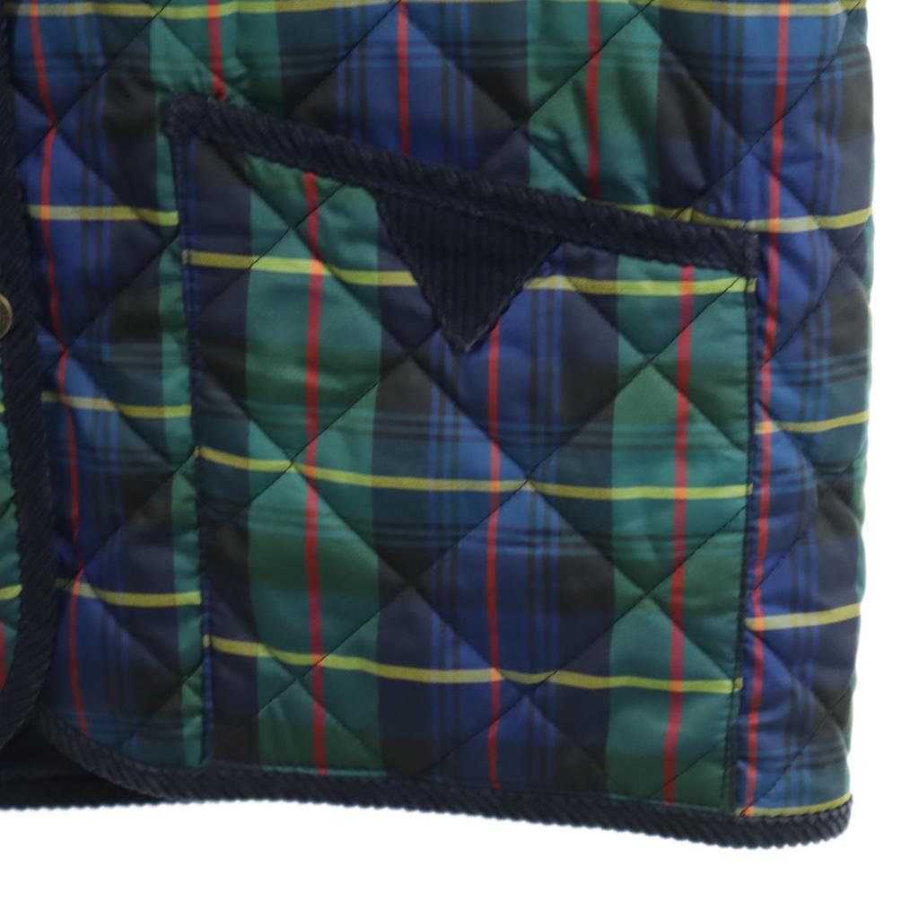 JOHN PARTRIDGE Made in England Karo Steppjacke S Marineblau Damen Gebraucht