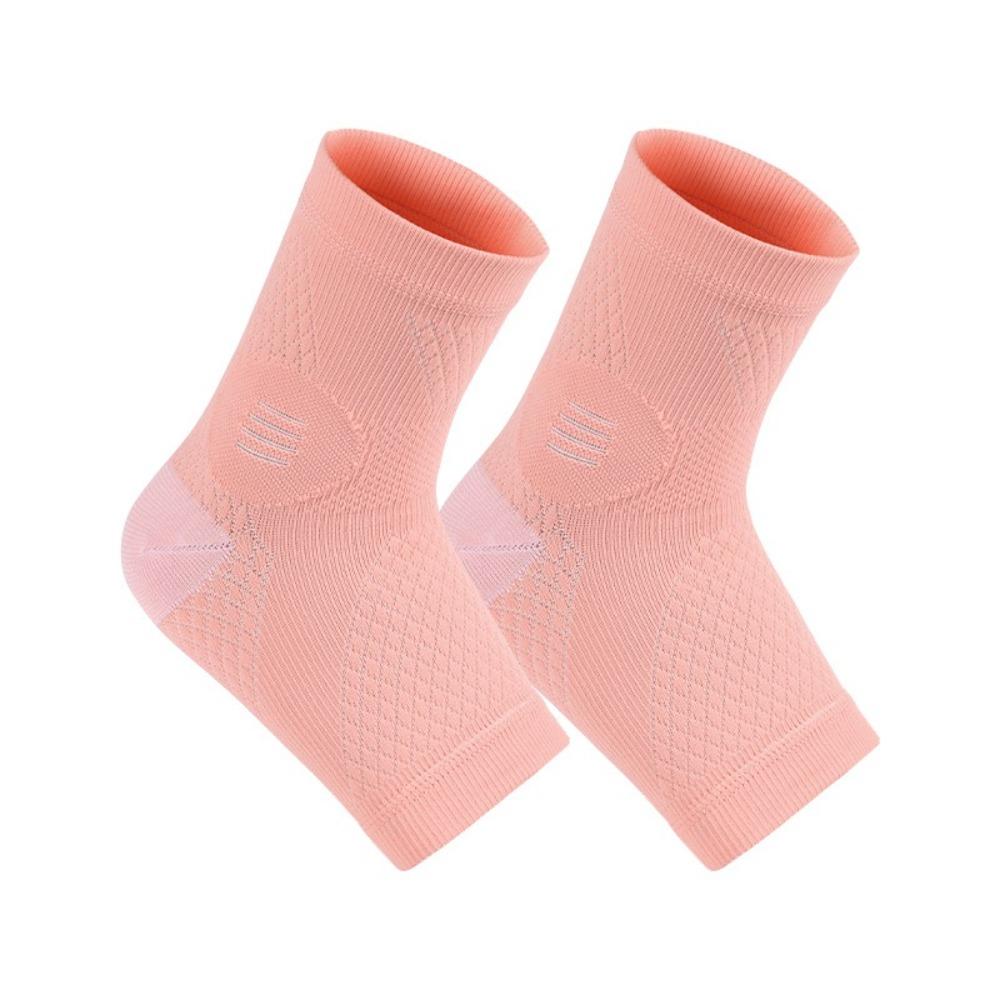 1Pair Anti Sprain Sports Ankle Brace Reduce Vibration Joint Protection Compression Socks Sweat Absorption Elastic