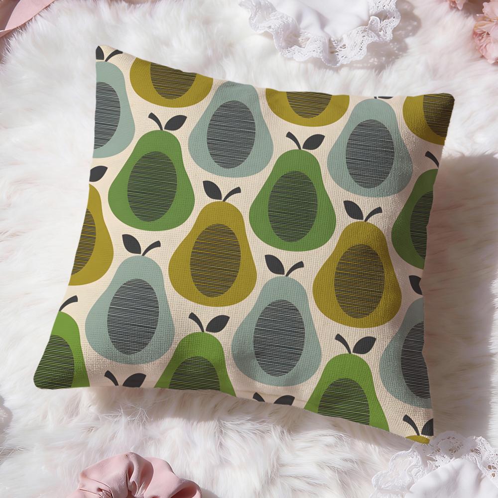Federa Cuscino Estetica O-Orla Kiely Comfort Premium Reversibile - Design Due in Uno per Qualsiasi Stanza e Interno Auto