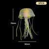 3Pcs Artificial Glowing Fluorescent Jellyfish Aquarium Decoration Fish Tank Underwater Plant Marine Aquatic Landscape Ornament