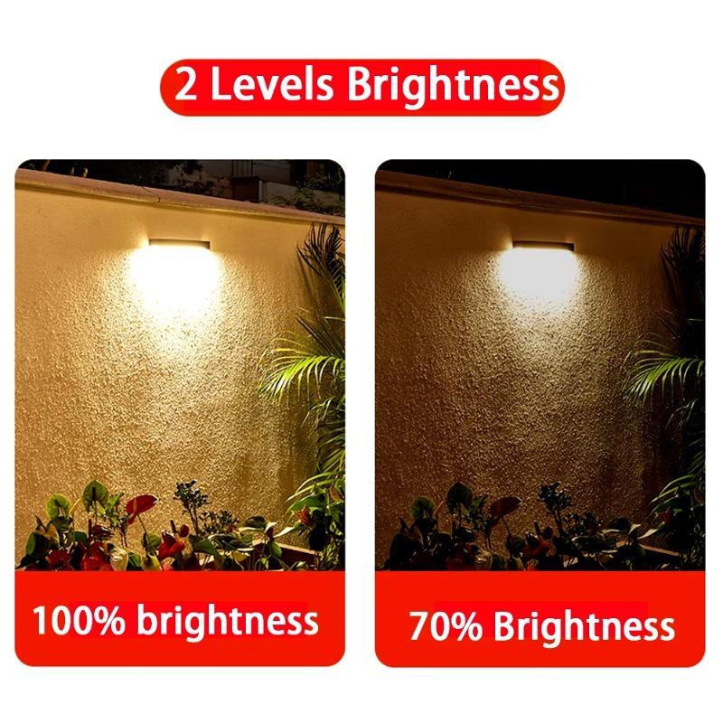 Solar Outdoor Lights Wall Lamp Waterproof Courtyard Garden Decoration Lighting Stairs Lamp Magnetic Courtyard Lights