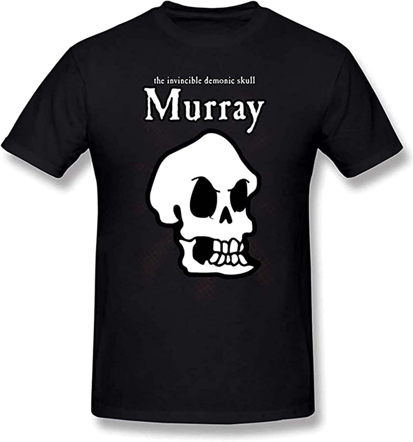 Monkey Island T Shirt Monkey Island Murray The Skull T Shirt Beach Cotton Tee Shirt S чёрный