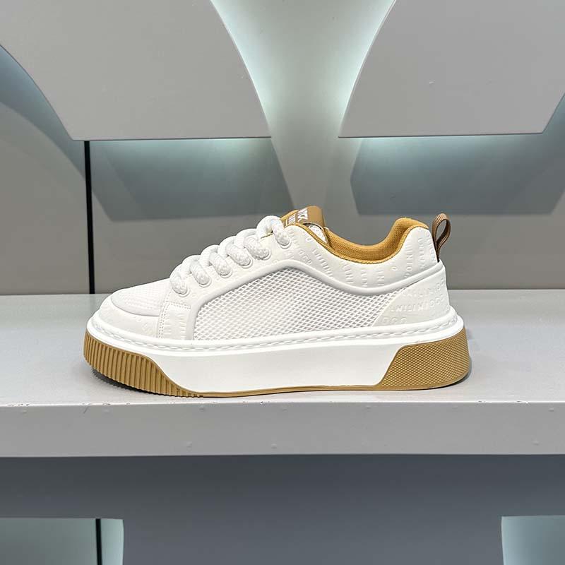 Summer casual board shoes mesh breathable soft sole comfortable sports shoes qs