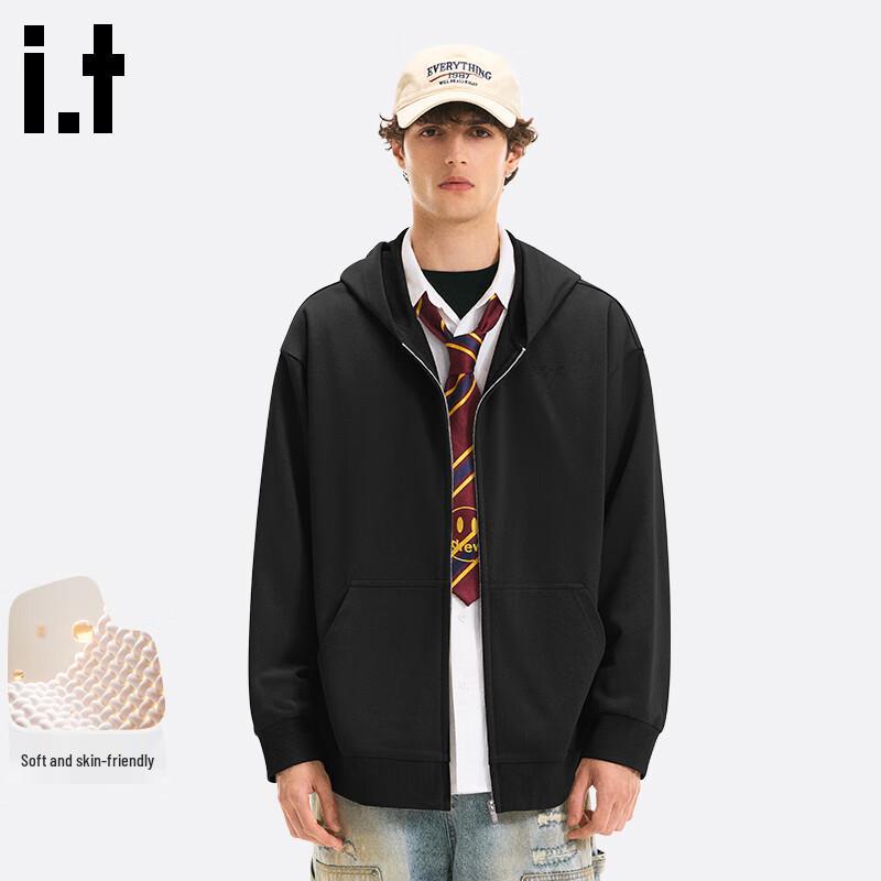 Fingercroxx IT Men's Loose Fit Hooded Cardigan Jacket