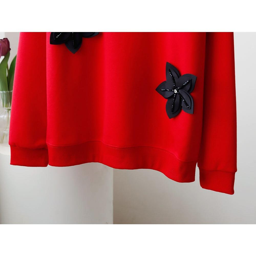 DIMANAF 2024 новые весенние женские толстовки и свитшоты больших размеров с длинными — фото 8