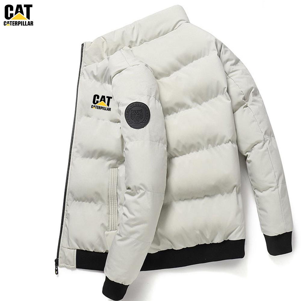 

Мужская теплая хлопковая куртка с воротником-стойкой в корейском стиле для осени и зимы XL (60-65 kg)