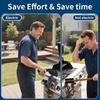 Electric Grill Cleaning Brush Rotary BBQ Cleaner Tool 3-Speed 2600mAh Cordless Rechargeable Adjustable Angle Gifts for Men/Dad