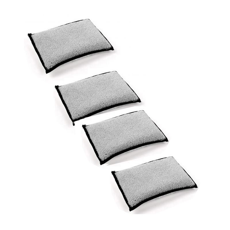 Car Microfiber Interior Scrubbing Sponge Car Wool Cashmere Cleaning Pad Tool Washing Towel Microfiber Interior Wash Pad Cloth