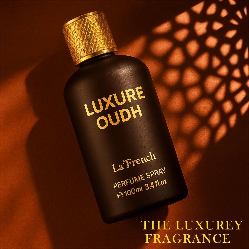La French Luxure Oudh Parfüm für Damen & Herren Lang anhaltender Luxusduft, Ideales Geburtstagsgeschenkset, Bestes Parfüm mit ganztägigem Duft