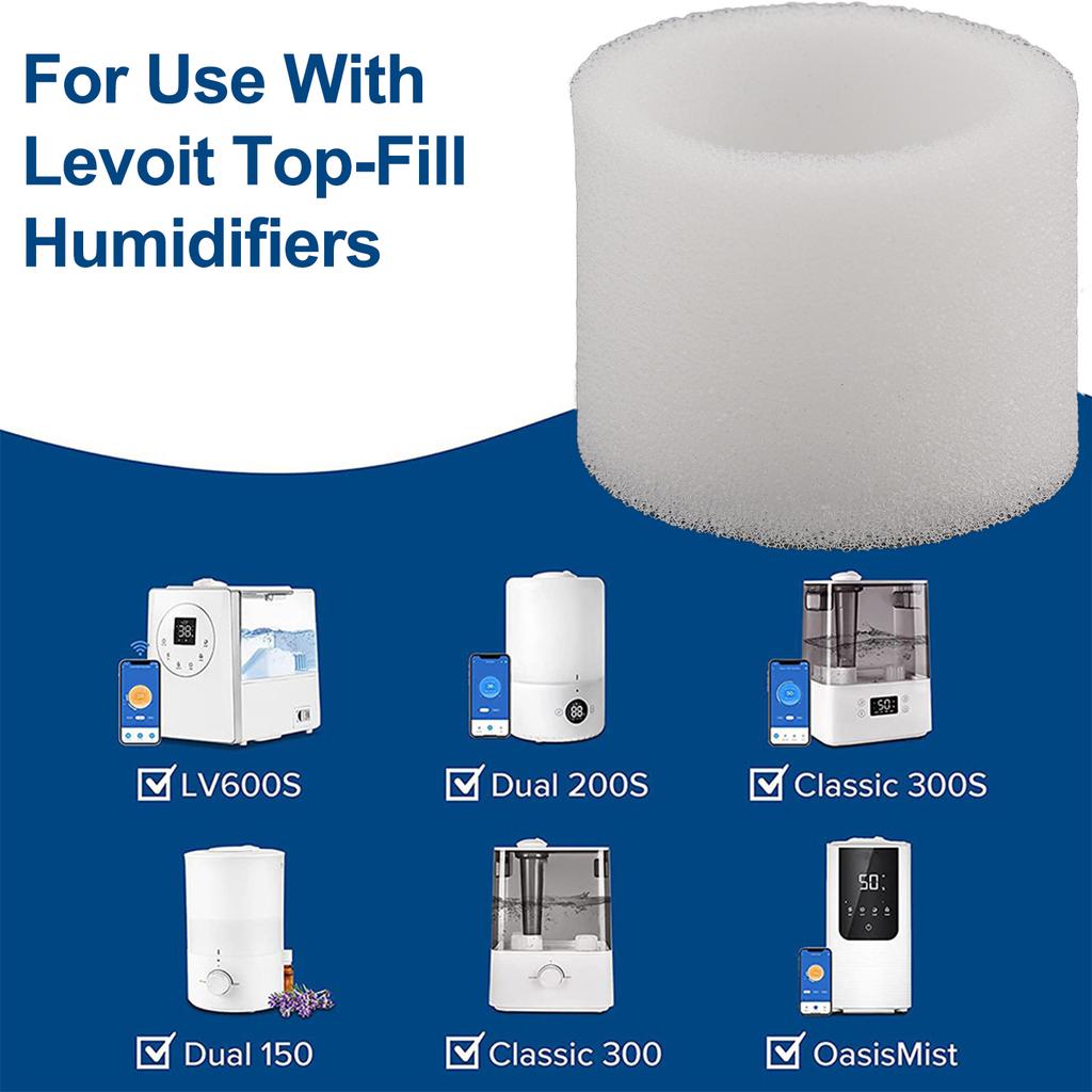 Humidifier Filter Sponge Filter LV600S OasisMist450S 10pcs Filter Classic300(S) Dual150 Dual200S Fill Material