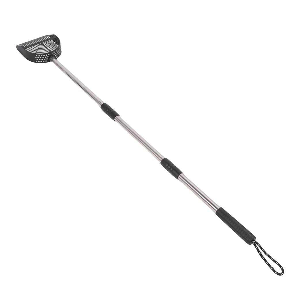Cat Litter Scoop Detachable Long Handle Stainless Steel Half Round Cat Litter Scooper for Beach Cat