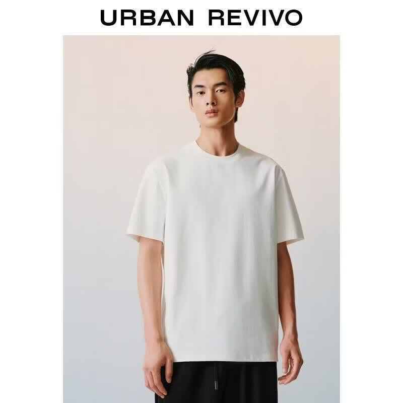 UR Men's Solid Crew Neck Short Sleeve T-Shirt UMT460026