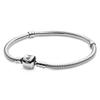 Bracciale PANDORA Moments Chiusura Rose 7,5 pollici Argento