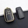 Fashion Shockproof Soft TPU Car Remote Key Case Cover for Toyota Prius Camry Corolla C-HR RAV4 Land Cruiser Prado Keychain  Ring