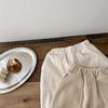 INS Baby Velvet-Lined Cuffed Pants: Autumn/Winter Korean-Style Warm Casual Toddler Wear