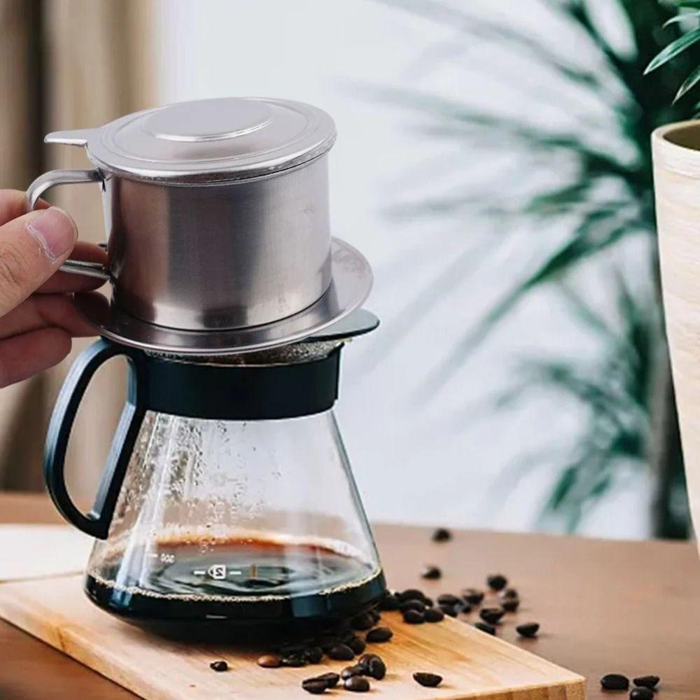 Durable Vietnamese Coffee Maker Portable Coffee Infuser Cup Coffee Drip Filter  Travel