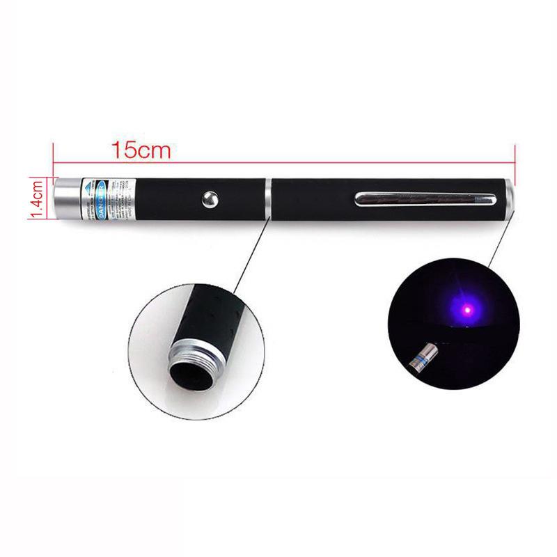 3Color Green Red Purple Laser Pointer, Multifunctional Lazer As Teaching Tool and Pet Cat Interactive Play Toy Without Battery