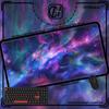 Space Gamer Mousepad Computer Gaming Large Mouse Pad Xmm Nonslip Nebula Laptop Carpet Galaxy HD Print Desk Mat Mouse Mat