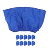 10pcs Men Disposable Shorts Beauty Salon Non Woven Breathable Underwear Underpants (Blue)